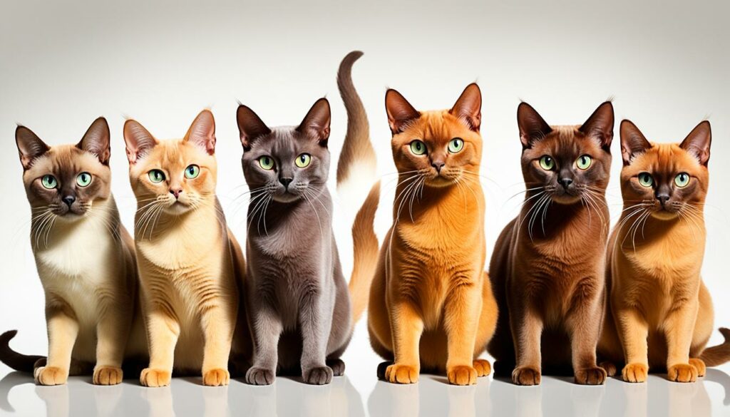 Burmese Cat Colours